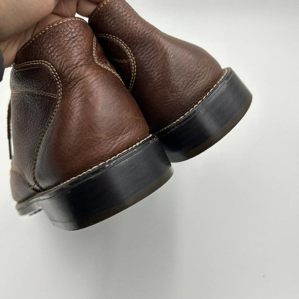 Alfani Chukka Boots Mens 8.5M Brown Soft Leather Lace‎ Up 09-94848